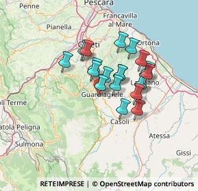 Mappa Via Vallo di Sotto, 66016 Guardiagrele CH, Italia (10.536)