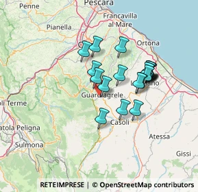 Mappa Via Vallo di Sotto, 66016 Guardiagrele CH, Italia (11.9995)