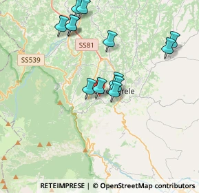 Mappa Via Vallo di Sotto, 66016 Guardiagrele CH, Italia (3.95846)
