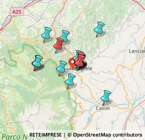 Mappa Via Vallo di Sotto, 66016 Guardiagrele CH, Italia (4.2185)