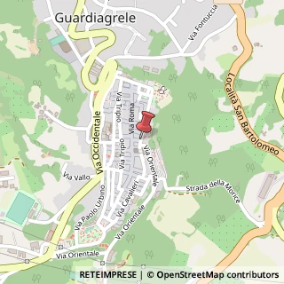 Mappa Via Modesto della Porta, 59, 66016 Guardiagrele, Chieti (Abruzzo)