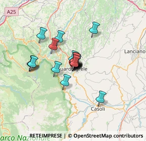 Mappa Piazza S. M. Maggiore, 66016 Guardiagrele CH, Italia (4.1335)