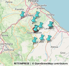 Mappa Traversa I S. Francesco, 66016 Guardiagrele CH, Italia (9.51167)