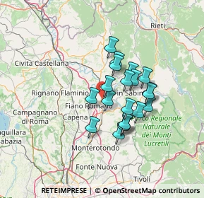 Mappa SR 313, 02034 Montopoli di Sabina RI, Italia (10.744)