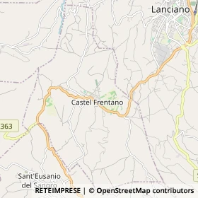 Mappa Castel Frentano