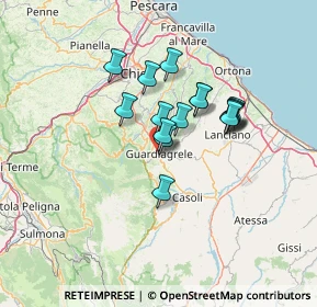 Mappa Via Cappuccini, 66016 Guardiagrele CH, Italia (10.53188)