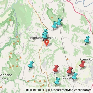 Mappa Via di Vallelunga, 00068 Rignano Flaminio RM, Italia (5.36231)
