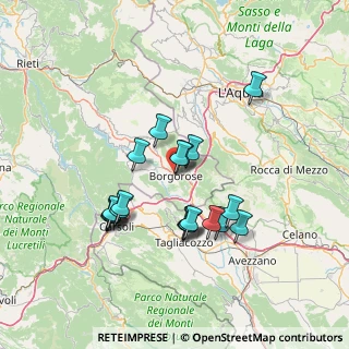 Mappa Borgorose, 02021 Borgorose RI, Italia (13.426)
