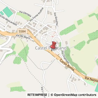 Mappa Via Frentana, 1, 66032 Castel Frentano CH, Italia, 66032 Castel Frentano, Chieti (Abruzzo)