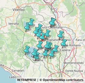 Mappa Via della Salivotta, 01036 Nepi VT, Italia (10.911)