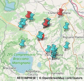 Mappa Via della Salivotta, 01036 Nepi VT, Italia (7.266)