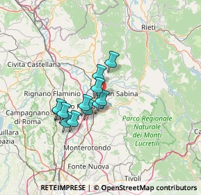 Mappa Via Degli Aceri, 02032 Fara in Sabina RI, Italia (10.29917)