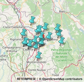 Mappa Via Degli Aceri, 02032 Fara in Sabina RI, Italia (9.9335)