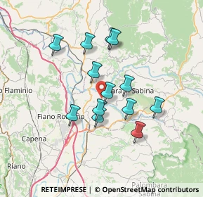 Mappa Via Degli Aceri, 02032 Fara in Sabina RI, Italia (6.14615)