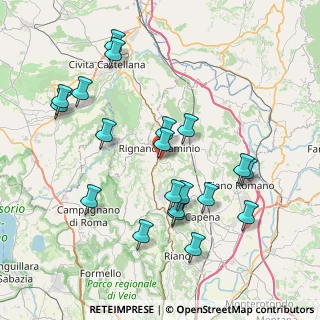 Mappa Via Pier Luigi Nervi, 00068 Rignano Flaminio RM, Italia (8.6205)