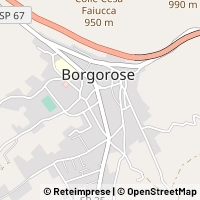 Map Borgorose