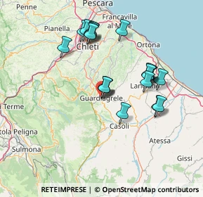 Mappa Via San Giovanni, 66016 Guardiagrele CH, Italia (14.2865)