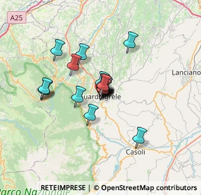 Mappa Via San Giovanni, 66016 Guardiagrele CH, Italia (4.078)