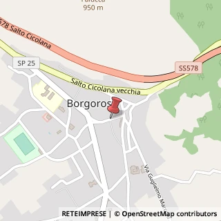 Mappa Viale Elia Micangeli,  5, 02021 Borgorose, Rieti (Lazio)