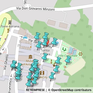 Mappa Via S. Chiara, 66016 Guardiagrele CH, Italia (0.07778)
