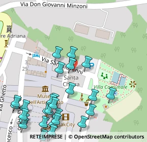 Mappa Via S. Chiara, 66016 Guardiagrele CH, Italia (0.07778)