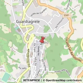Mappa Largo Belvedere,  19, 66016 Guardiagrele, Chieti (Abruzzo)