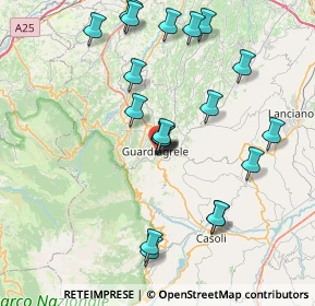 Mappa Via S. Chiara, 66016 Guardiagrele CH, Italia (8.3395)