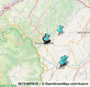Mappa Via S. Chiara, 66016 Guardiagrele CH, Italia (4.41636)