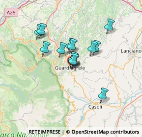 Mappa Via S. Chiara, 66016 Guardiagrele CH, Italia (5.165)