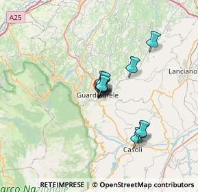 Mappa Via S. Chiara, 66016 Guardiagrele CH, Italia (4.51727)