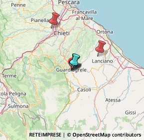 Mappa Via S. Chiara, 66016 Guardiagrele CH, Italia (43.815)