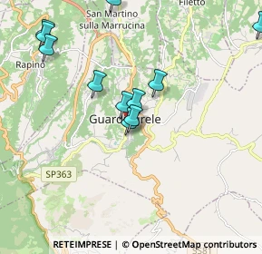 Mappa Largo Brigata Maiella, 66016 Guardiagrele CH, Italia (2.09727)
