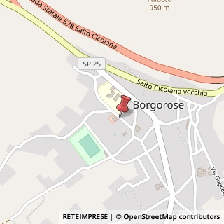 Mappa Via San Antonio, 7, 02021 Borgorose, Rieti (Lazio)