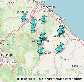 Mappa 66016 Guardiagrele CH, Italia (11.73)