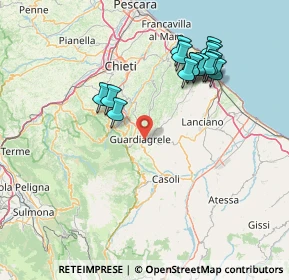 Mappa 66016 Guardiagrele CH, Italia (16.59125)