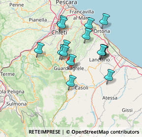 Mappa 66016 Guardiagrele CH, Italia (13.12867)