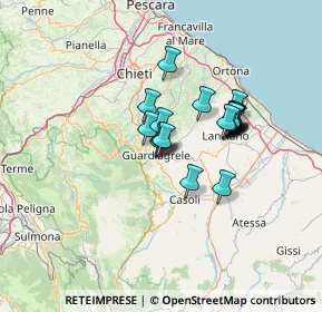 Mappa 66016 Guardiagrele CH, Italia (10.3665)