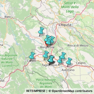 Mappa Piazza Municipio, 02021 Borgorose RI, Italia (11.76231)