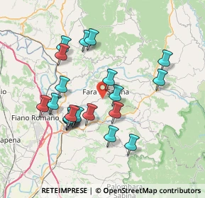 Mappa Via S. Cesareo, 02032 Fara in Sabina RI, Italia (7.347)