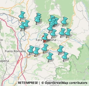 Mappa Via S. Cesareo, 02032 Fara in Sabina RI, Italia (6.879)