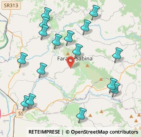 Mappa Via S. Cesareo, 02032 Fara in Sabina RI, Italia (4.985)