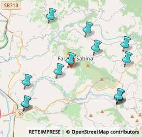 Mappa Via S. Cesareo, 02032 Fara in Sabina RI, Italia (5.27308)