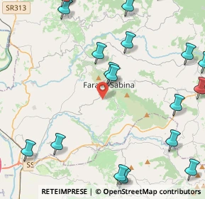 Mappa Via S. Cesareo, 02032 Fara in Sabina RI, Italia (6.5005)