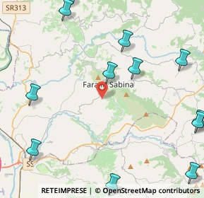 Mappa Via S. Cesareo, 02032 Fara in Sabina RI, Italia (6.3525)