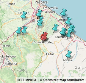 Mappa Località Giardino, 66016 Guardiagrele CH, Italia (15.025)