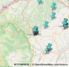 Mappa Località Giardino, 66016 Guardiagrele CH, Italia (8.972)