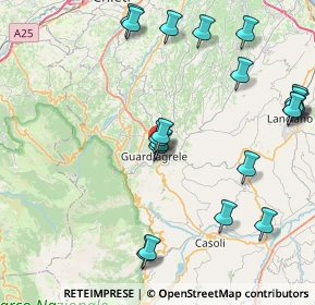 Mappa Località Giardino, 66016 Guardiagrele CH, Italia (10.1315)