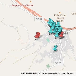 Mappa Via Monte Burno, 02021 Borgorose RI, Italia (0.55)