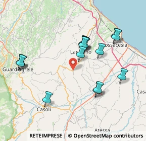 Mappa Via Morge, 66032 Castel Frentano CH, Italia (8.144)