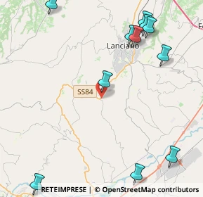 Mappa Via Morge, 66032 Castel Frentano CH, Italia (6.00182)